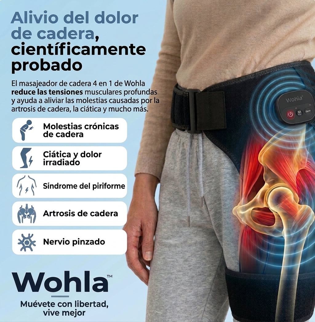 Wohla – Cinturón terapéutico 4 en 1 para cadera