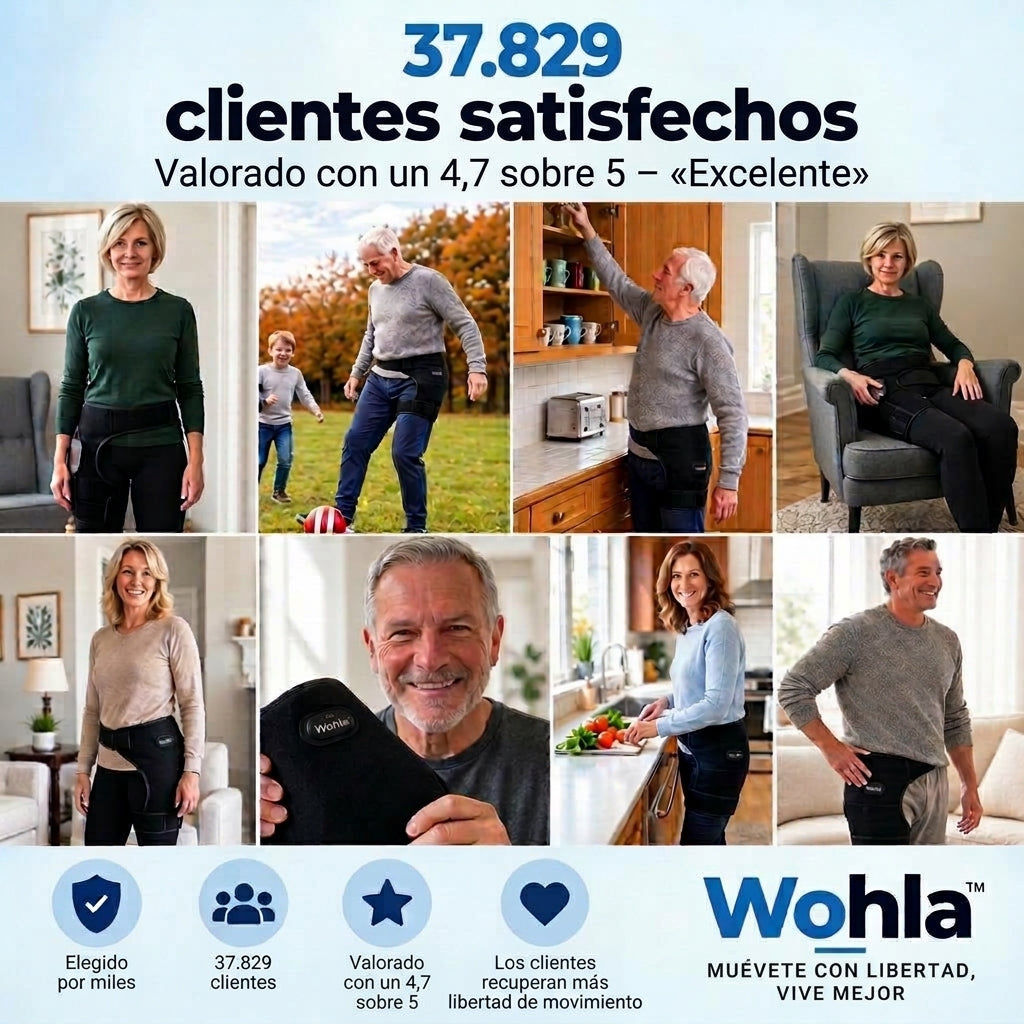 Wohla – Cinturón terapéutico 4 en 1 para cadera